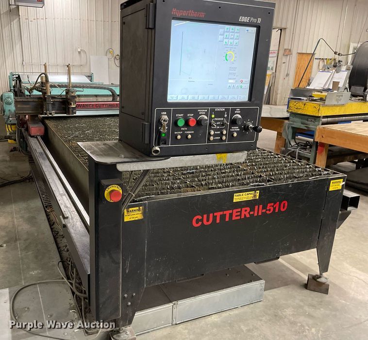 image for item JL9751 2015 Advanced Cutting Systems Cutter II 510  plasma cutter table