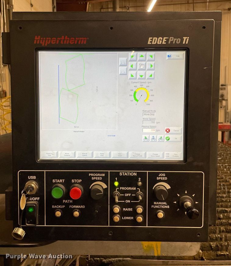 image for item JL9751 2015 Advanced Cutting Systems Cutter II 510  plasma cutter table