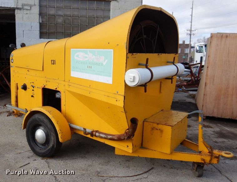 image for item JL9755 O'Brien Manufacturing  sewer rodder trailer