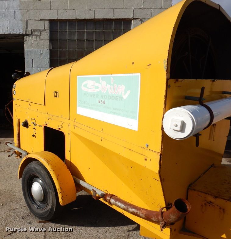 image for item JL9755 O'Brien Manufacturing  sewer rodder trailer