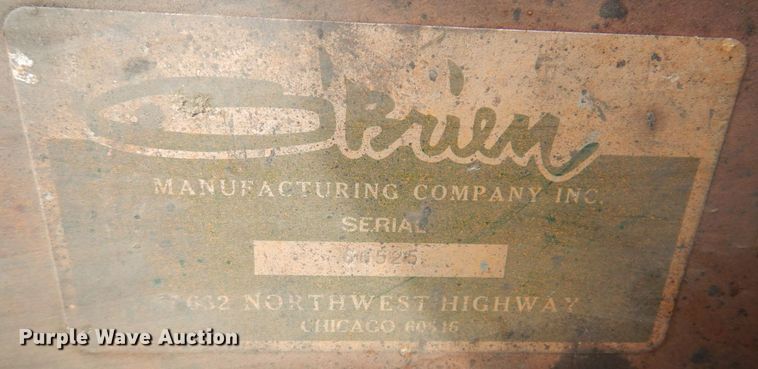 image for item JL9755 O'Brien Manufacturing  sewer rodder trailer