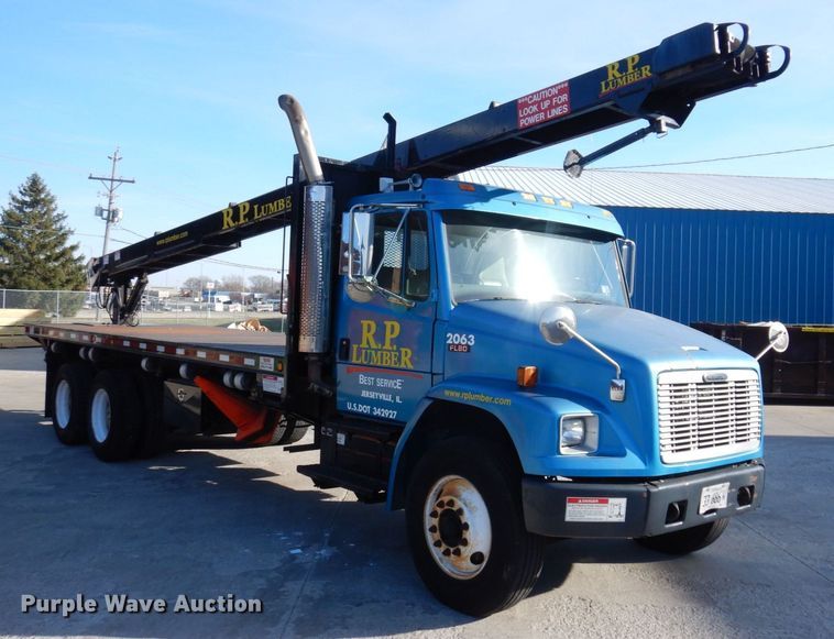 image for item JL9770 2004 Freightliner FL80  flatbed truck