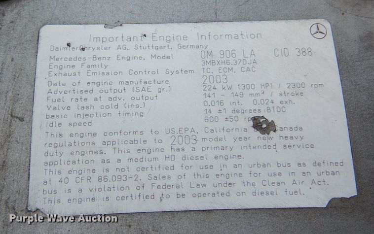 image for item JL9770 2004 Freightliner FL80  flatbed truck