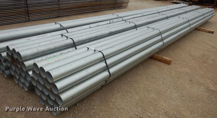 image for item JR9087 (57) 24'L x 4" diameter schedule 40 pipes