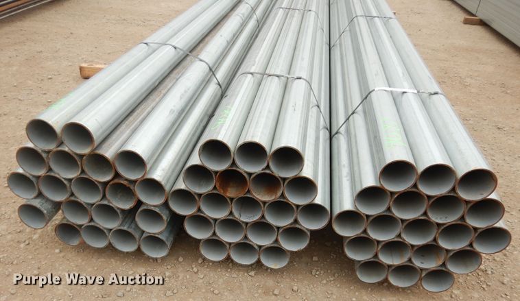 image for item JR9087 (57) 24'L x 4" diameter schedule 40 pipes