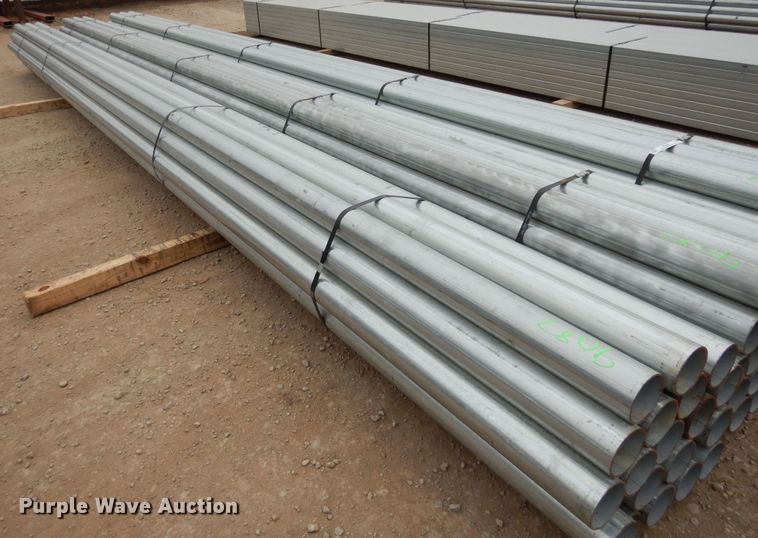 image for item JR9087 (57) 24'L x 4" diameter schedule 40 pipes