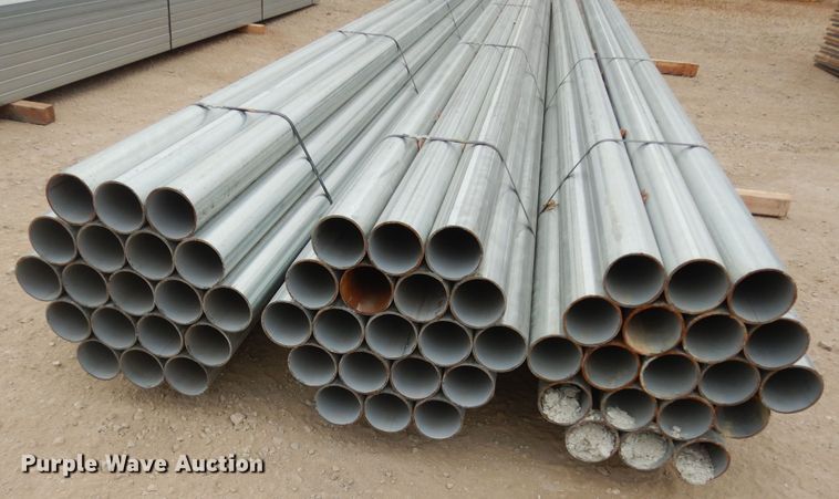 image for item JR9087 (57) 24'L x 4" diameter schedule 40 pipes