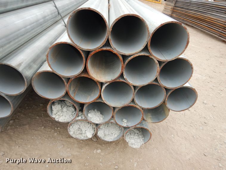 image for item JR9087 (57) 24'L x 4" diameter schedule 40 pipes