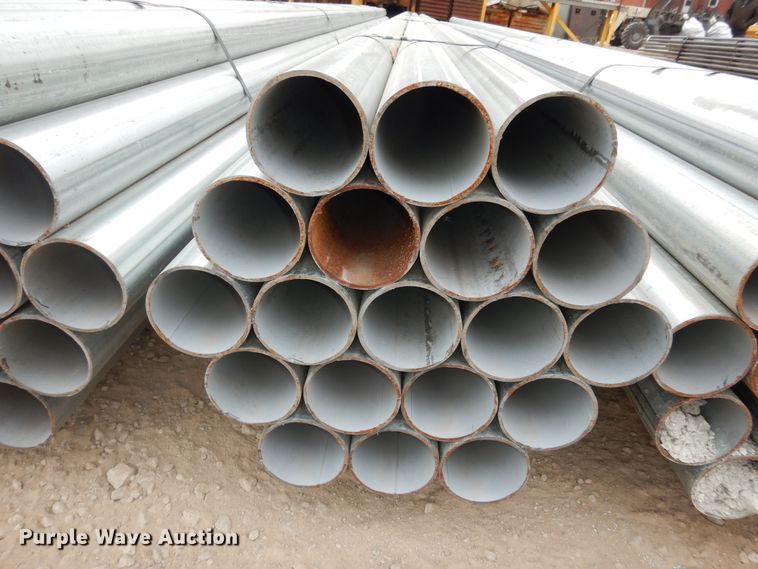 image for item JR9087 (57) 24'L x 4" diameter schedule 40 pipes