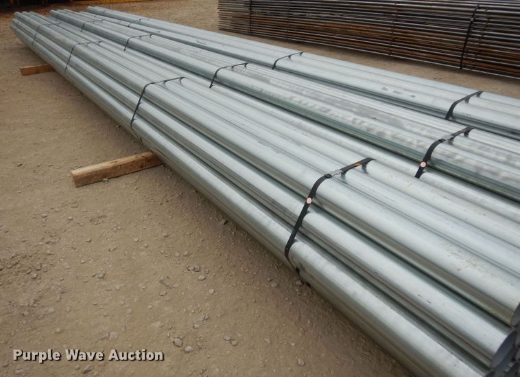 image for item JR9087 (57) 24'L x 4" diameter schedule 40 pipes