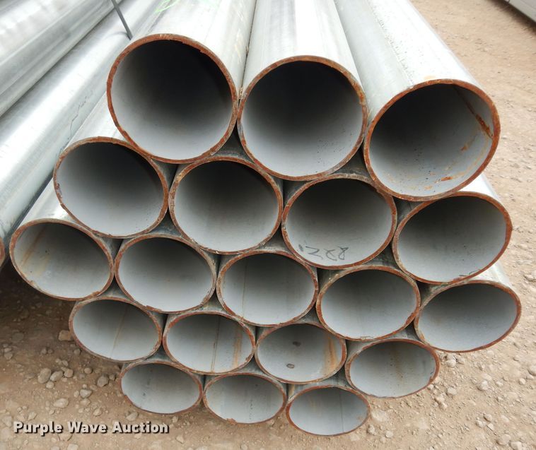 image for item JR9087 (57) 24'L x 4" diameter schedule 40 pipes