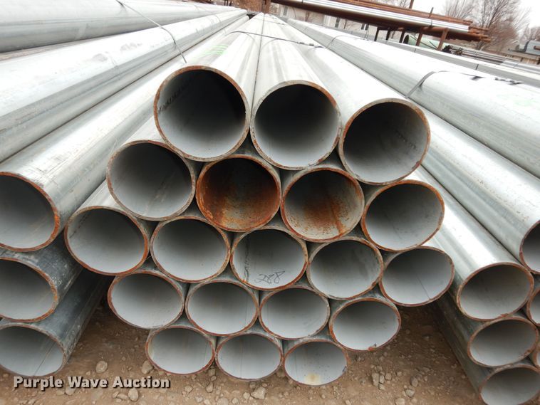 image for item JR9087 (57) 24'L x 4" diameter schedule 40 pipes