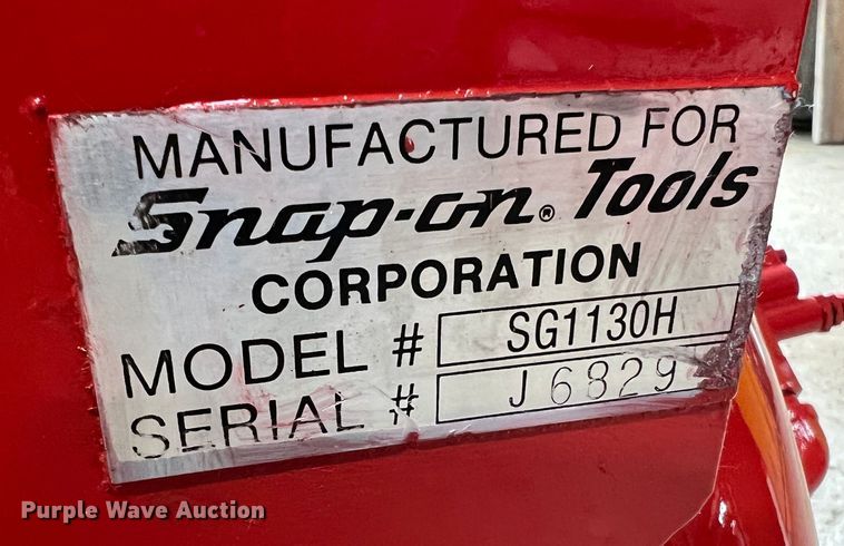 image for item JU9767 Snap-on SG1130H  air compressor