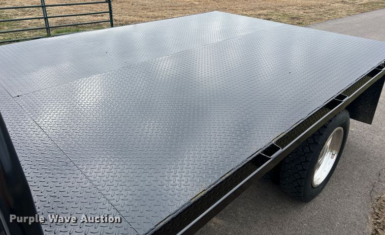 image for item JU9768 2008 Ford F550 Super Duty XL  Crew Cab flatbed truck