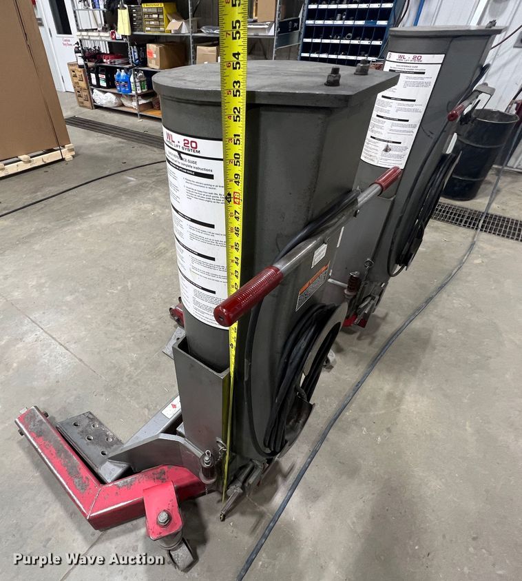 image for item JU9848 (2) Gray WL-20 wheel lift systems