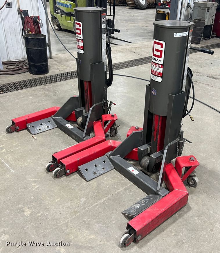 image for item JU9849 (2) Gray WL-20 wheel lift systems