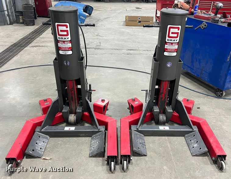 image for item JU9849 (2) Gray WL-20 wheel lift systems