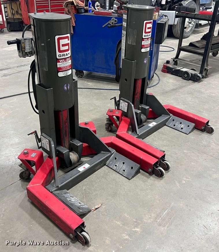 image for item JU9849 (2) Gray WL-20 wheel lift systems