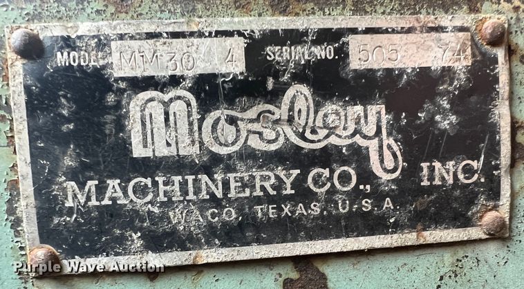 image for item JU9858 Mosley MM304  metal shear