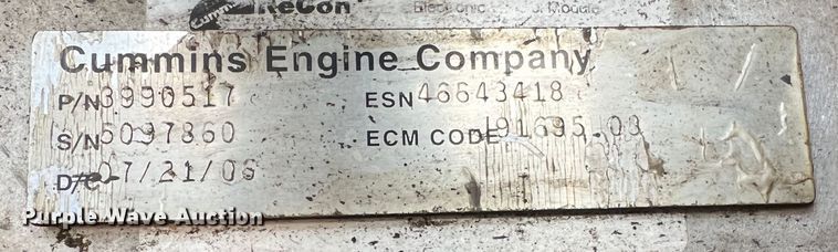 image for item JU9862 2006 Al-jon 580CL  car crusher