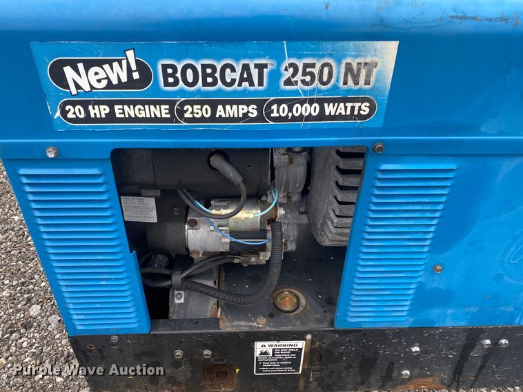 image for item JW9274 Miller Bobcat 250 NT  welder/generator