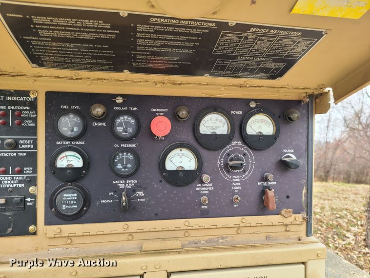 image for item JW9910 Am General  generator