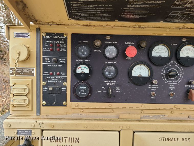 image for item JW9910 Am General  generator