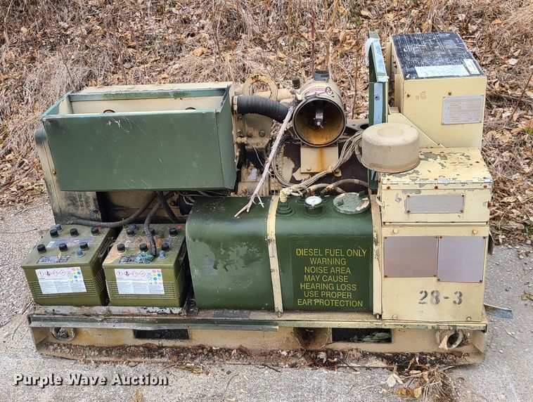 image for item JW9911 1982 Am General  generator