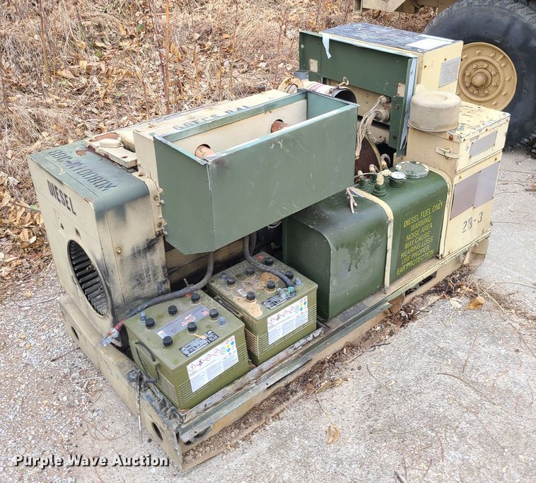 image for item JW9911 1982 Am General  generator