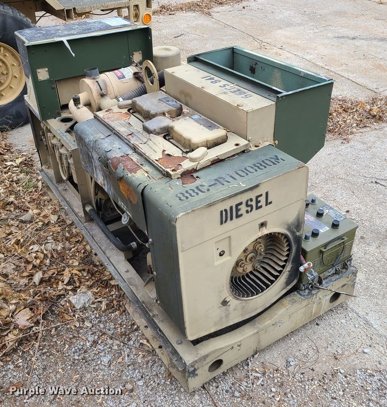 image for item JW9911 1982 Am General  generator