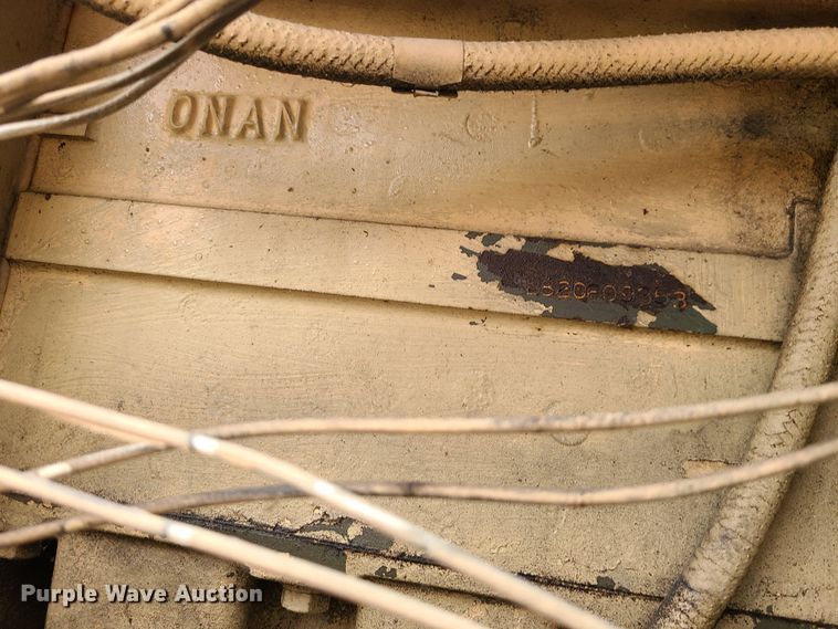 image for item JW9911 1982 Am General  generator