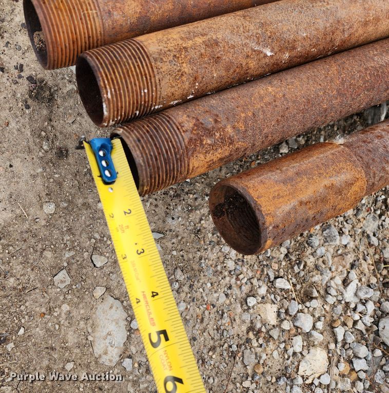image for item JW9929 (33) 33'L x 2" diameter steel pipes