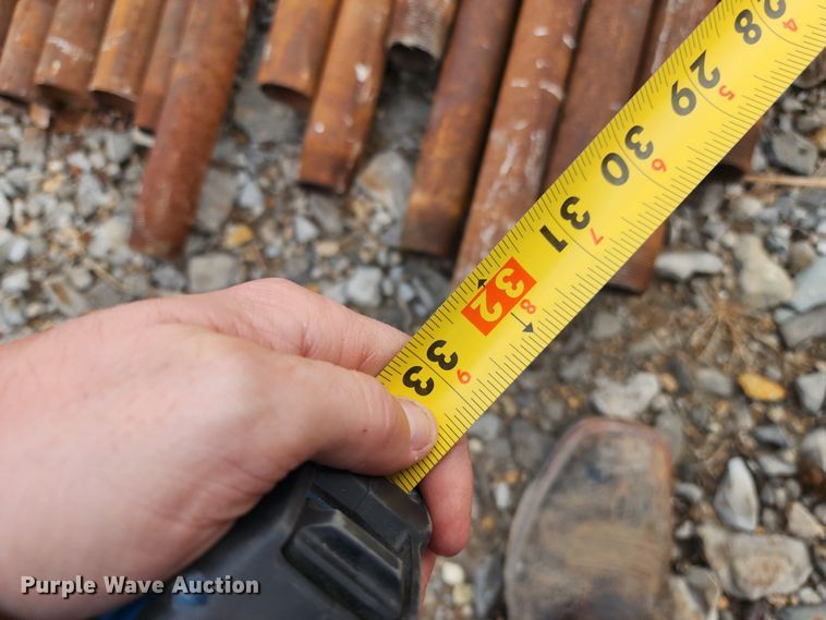 image for item JW9930 (33) 33'L x 2" diameter steel pipes