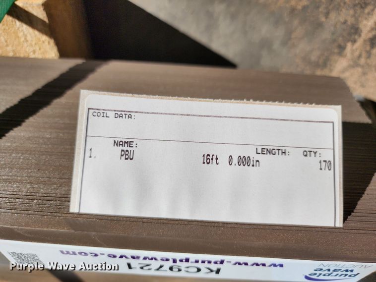 image for item KC9721 (170) sheets of Doerkson Metal Components metal siding/roofing