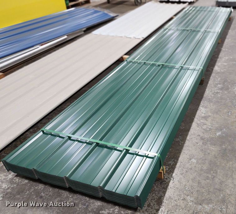 image for item KC9722 (141) sheets of Doerkson Metal Components metal siding/roofing