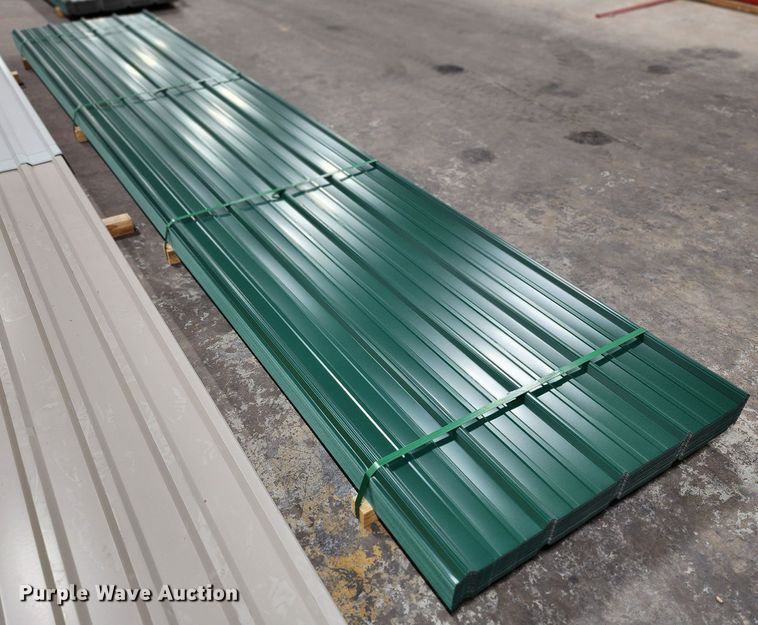 image for item KC9722 (141) sheets of Doerkson Metal Components metal siding/roofing