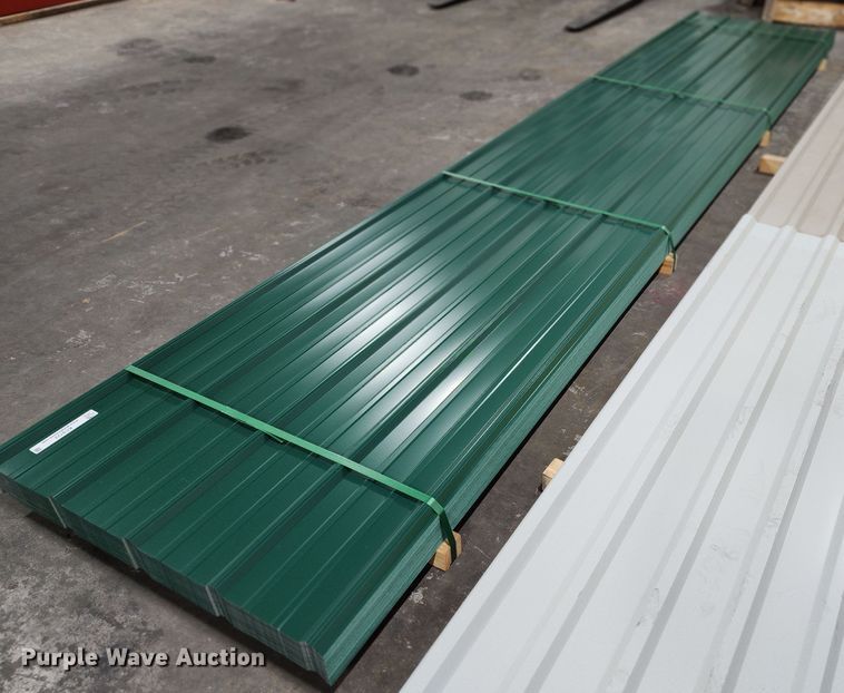 image for item KC9722 (141) sheets of Doerkson Metal Components metal siding/roofing