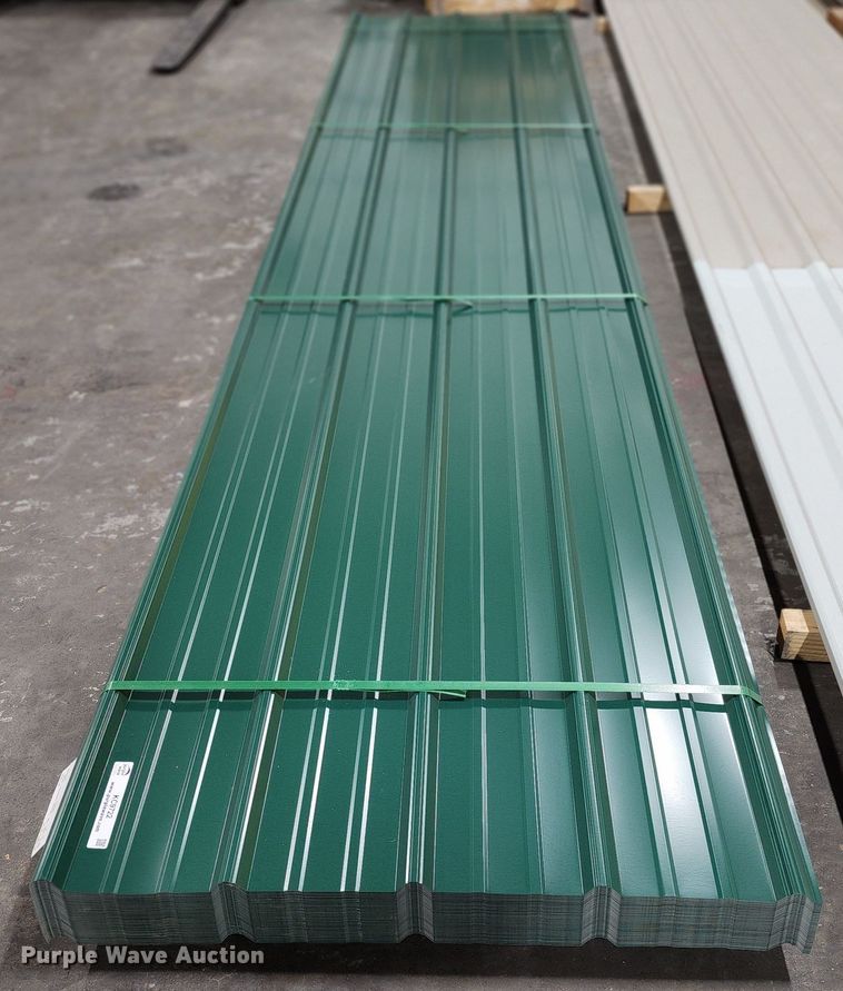 image for item KC9722 (141) sheets of Doerkson Metal Components metal siding/roofing
