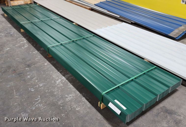 image for item KC9722 (141) sheets of Doerkson Metal Components metal siding/roofing
