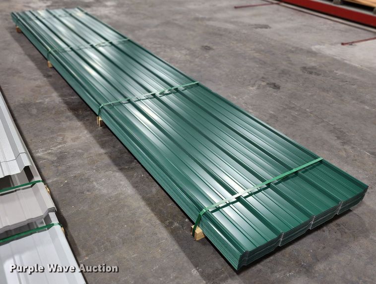 image for item KC9723 (142) sheets of Doerkson Metal Components metal siding/roofing