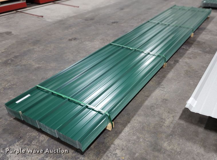 image for item KC9723 (142) sheets of Doerkson Metal Components metal siding/roofing