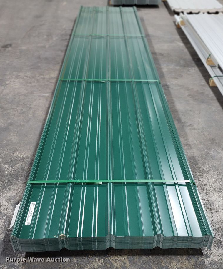 image for item KC9723 (142) sheets of Doerkson Metal Components metal siding/roofing
