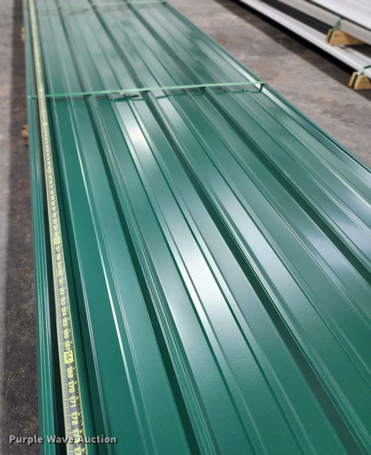 image for item KC9723 (142) sheets of Doerkson Metal Components metal siding/roofing