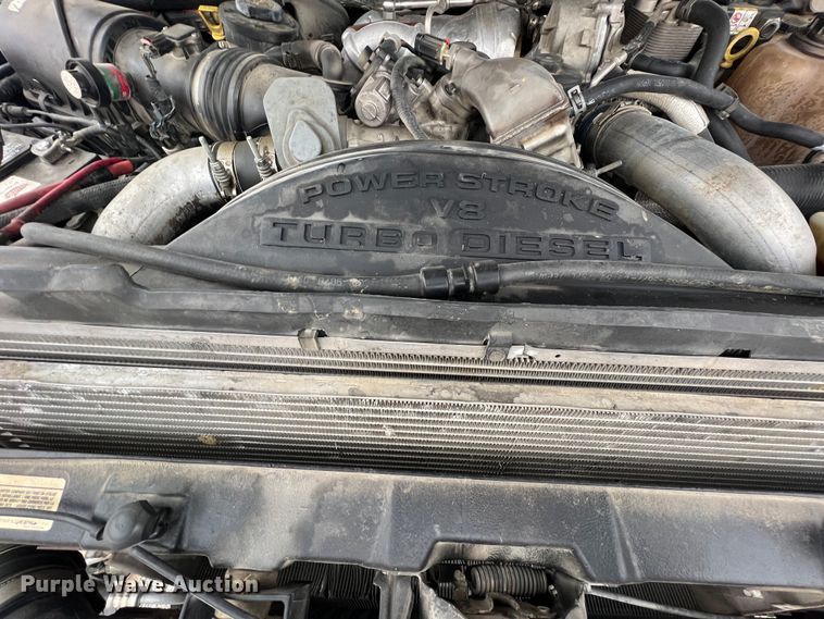 image for item KF9729 2010 Ford F550 Super Duty  SuperCab flatbed truck