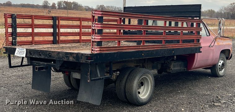 image for item KF9768 1974 Chevrolet C10  dump flatbed pickup truck