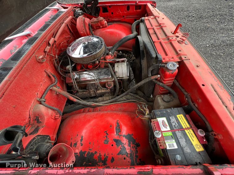 image for item KF9768 1974 Chevrolet C10  dump flatbed pickup truck