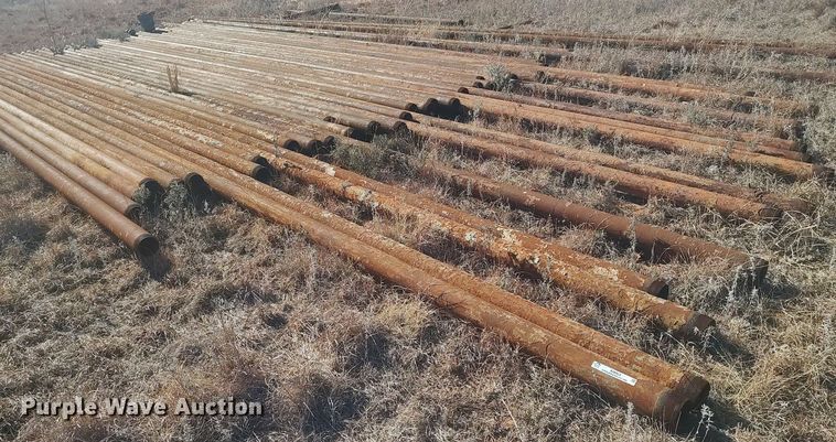 image for item KI9924 Approximately 1,750' of 4.5" diameter oilfield pipe
