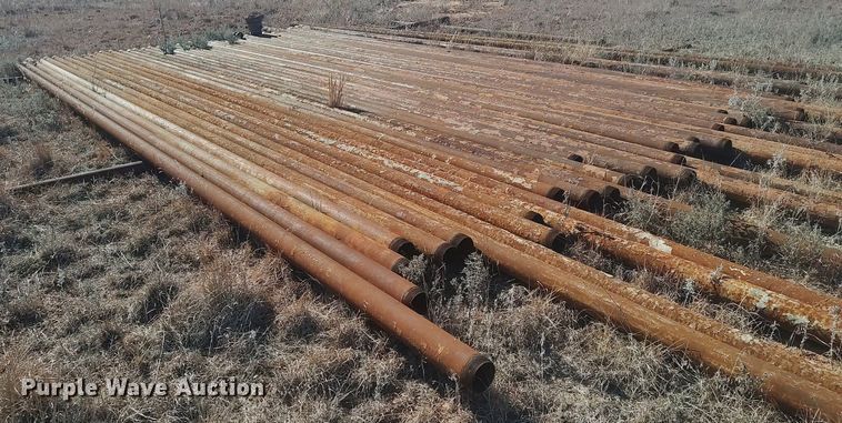 image for item KI9924 Approximately 1,750' of 4.5" diameter oilfield pipe