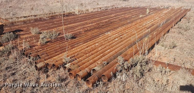 image for item KI9924 Approximately 1,750' of 4.5" diameter oilfield pipe