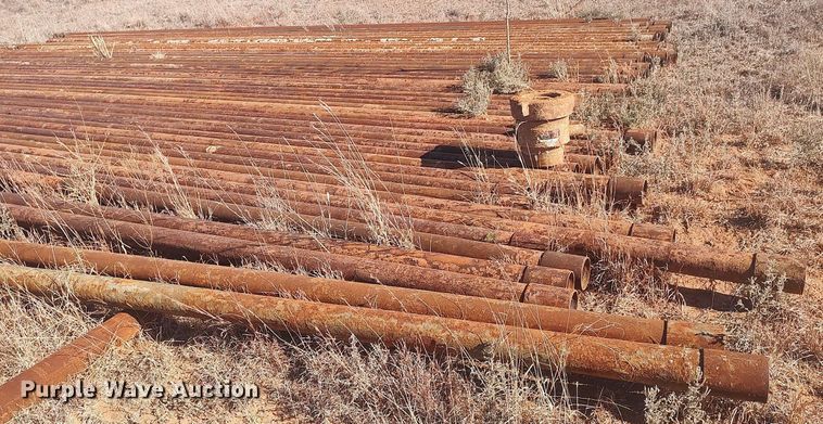 image for item KI9924 Approximately 1,750' of 4.5" diameter oilfield pipe